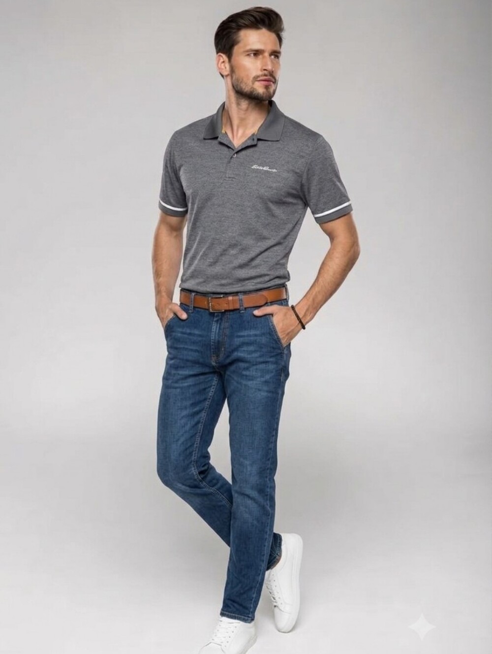 Eddie Bauer Motion Men's Short Sleeve Polo Shirt